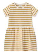 Lima Stripe Shortsleeve Dress Liewood Cream