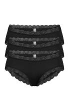 Brief 3-P Em Lace Brazilian Re Lindex Black