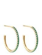 Cloé Crystal Hoop 20 Mm By Jolima Gold