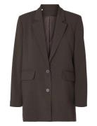 Slfrita Ls Relaxed Blazer Mel Noos Selected Femme Brown