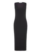 Midi-Dress With Straps Mango Black