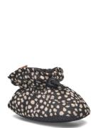 Spots Textile Slippers Melton Black