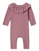 Nbffarlo Ls Uv Long Swimsuit Lil Lil'Atelier Pink