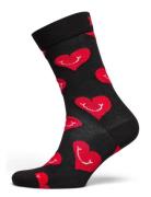 Smiling Heart Sock Happy Socks Black