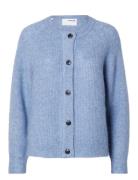 Slflulu Ls Knithort Cardigan Selected Femme Blue