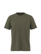 Slhaspen Ss O-Neck Tee Noos Selected Homme Green