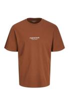 Jorvesterbro Tee Ss Crew Neck Noos Jack & J S Brown