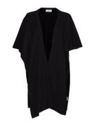 Open Poncho Davida Cashmere Black