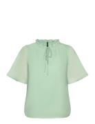 Vmemilie Ss Top Wvn Ce Vero Moda Green