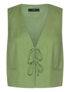 Gilet With Tie Closure Mango Green