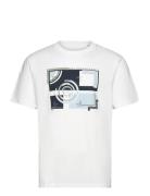 Relaxed Printed T-Shirt Tom Tailor White