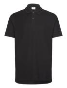 100% Cotton Pique Polo Shirt Mango Black