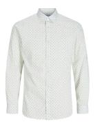 Jjjoe Print Shirt Ls Aw24 Jack & J S White