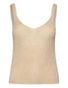 Lurex Knitted Top Mango Beige