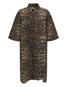 Onlanlie Ss Aop Dress Pnt ONLY Brown