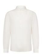 Relaxed-Fit Linen Shirt Mango White