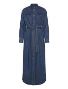 Belted Western Dress Lee Jeans Blue