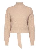 Mathilde Bow Knit Top NORR Beige