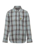 Button Down Check Shirt Lyle & Scott Blue