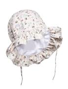 Bell Hat W/Print Melton Beige