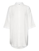 Vmnatali 3/4 Long Overshirt Noos Vero Moda White