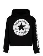 Converse Signature Cropped Hoodie Converse Black