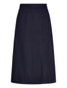 Rel Midi Linen Blend Skirt GANT Navy