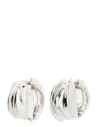 Stay Recycled Hoop Earrings Pilgrim Silver