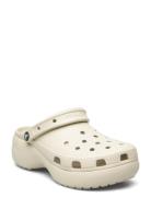 Classic Platform Clog W Crocs Beige