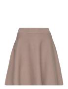 Yasfonny Hw Knit Skirt S. Noos YAS Beige