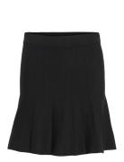 Visachin New Hw Skater Knit Skirt/Su/1 Vila Black