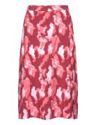 Mschmagnella Ladonna Skirt Aop MSCH Copenhagen Pink