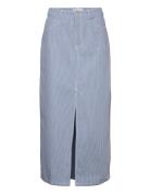 Onlmerle Hw Lon Slit Stripe Skirt Cc Pnt ONLY Blue