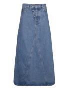 Overdyed Cutline Denim Ganni Blue