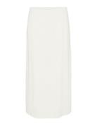 Vmmymilo Hw 7/8 Skirt Wvn Ga Vero Moda White