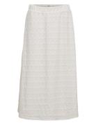 Objfeodora Midi Skirt Div Object White