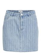 Objsali Hw Denim Mini Skirt 131 Object Blue