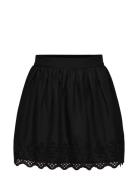 Onllou Life Emb Flowy Skirt Ptm ONLY Black