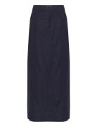 Lizagz Linen Hw Skirt Gestuz Navy