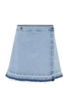 Cuami Short Skirt Culture Blue