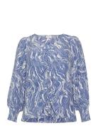 Kcalona Blouse Kaffe Curve Blue