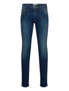 Anbass Trousers Slim Hyperflex Eco Plus Replay Blue