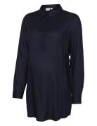 Mlebba Lia L/S Wo Tunic 2F Mamalicious Navy