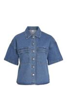 Vimaya 2/4 Denim Shirt #2 /1 Vila Blue