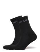 Regular Cut Socks 2-Pack Exani Black