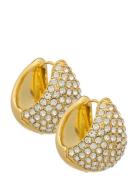 Duni Rhinest Earrings Twist & Tango Gold