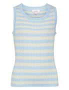 Vmfiji Sl U-Neck Top Ga Girl Vero Moda Girl Blue