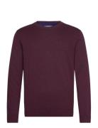 Basic Crewneck Knit Tom Tailor Burgundy