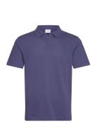 Slim-Fit Cotton-Piqué Polo Shirt Mango Blue