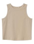 Nkfnakal Sl Short Top Noos Name It Beige